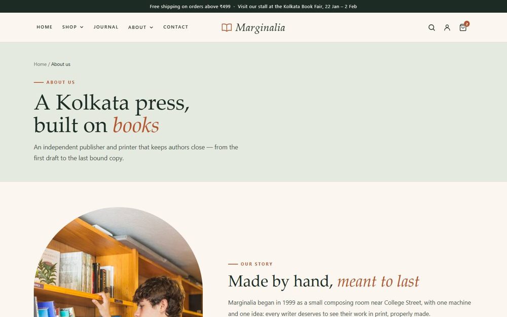 Marginalia — About theme