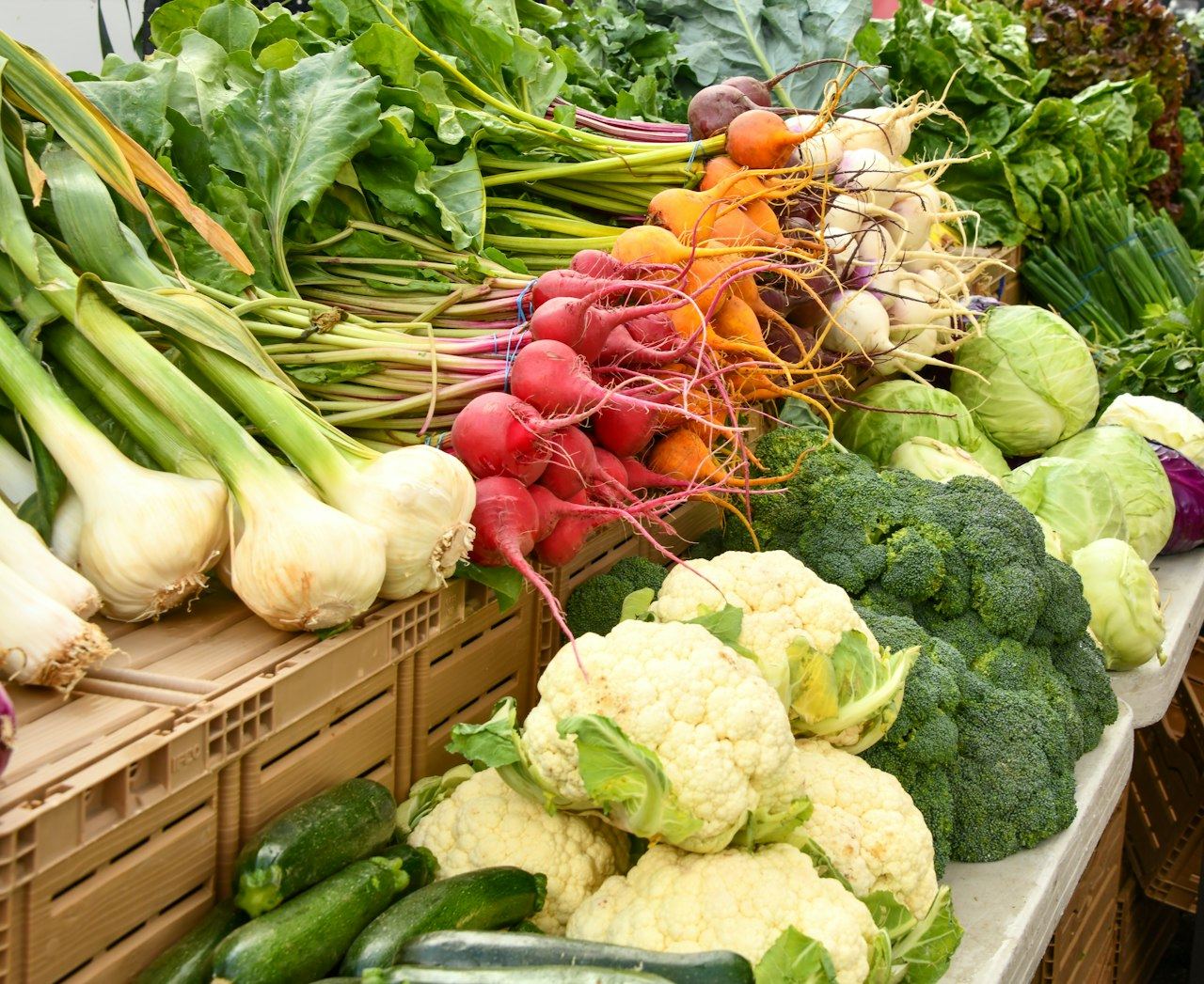 At the market