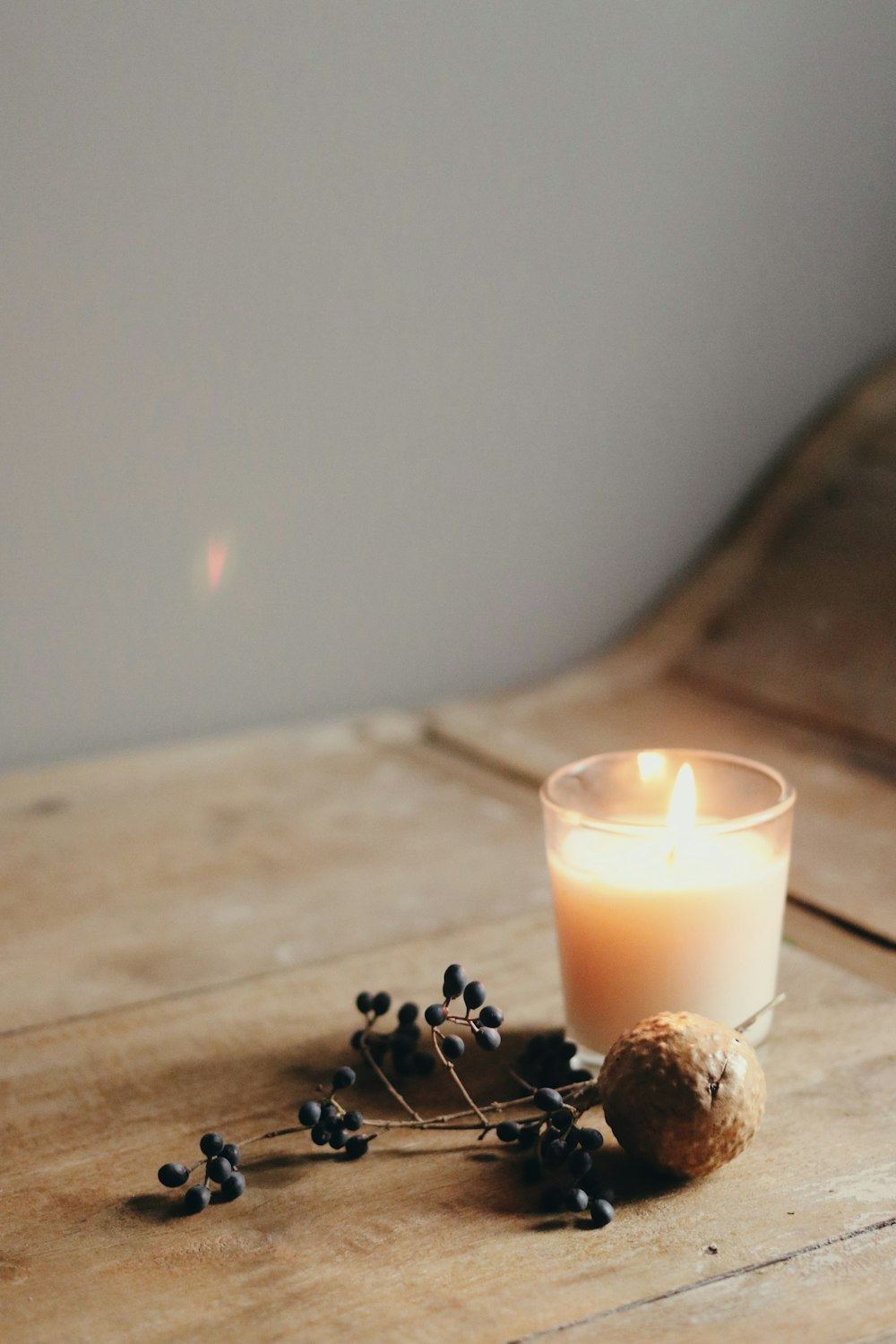 Beeswax candle